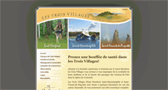 Desktop Screenshot of lestroisvillages.com